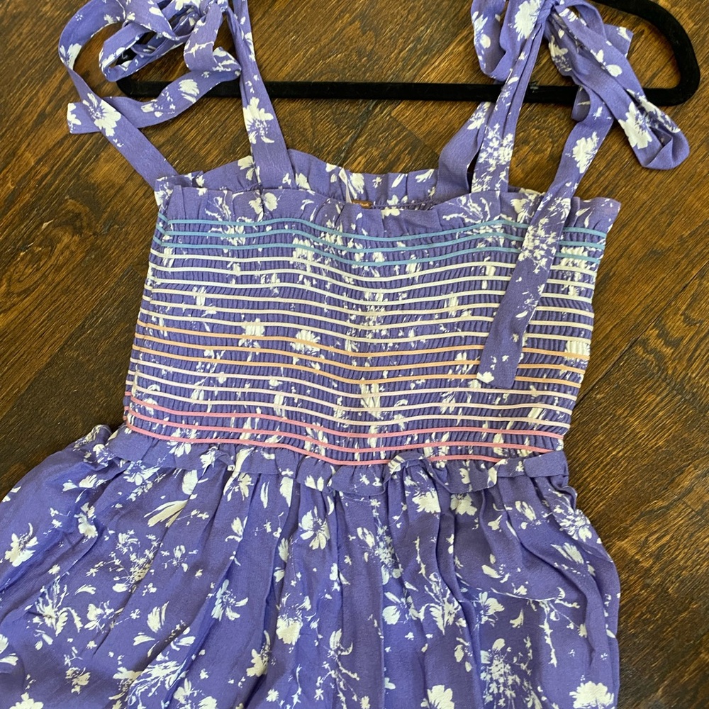 Free People Purple Floral Jumpsuit - Picture 6 of 13